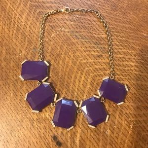 Purple Statement Necklace